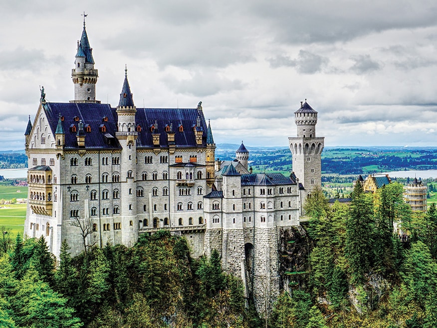 Visite audioguidée du château de Neuschwanstein en voyage scolaire à Munich