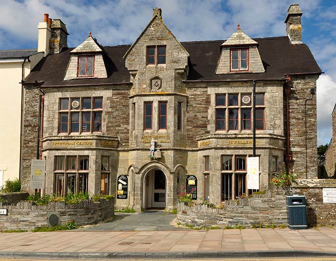King Arthur's Great Halls Tintagel voyage scolaire Cornouailles