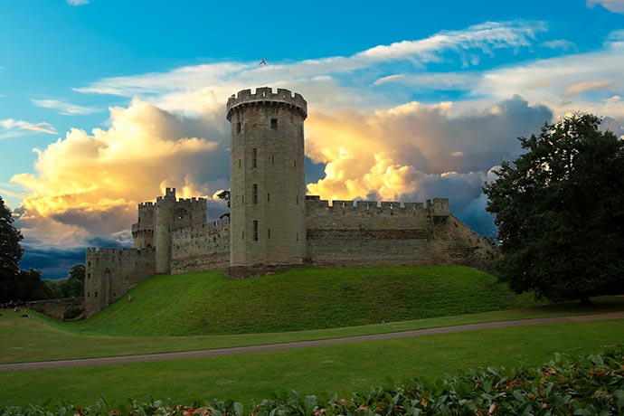 Château de Warwick demeure de shakespeare en angleterre