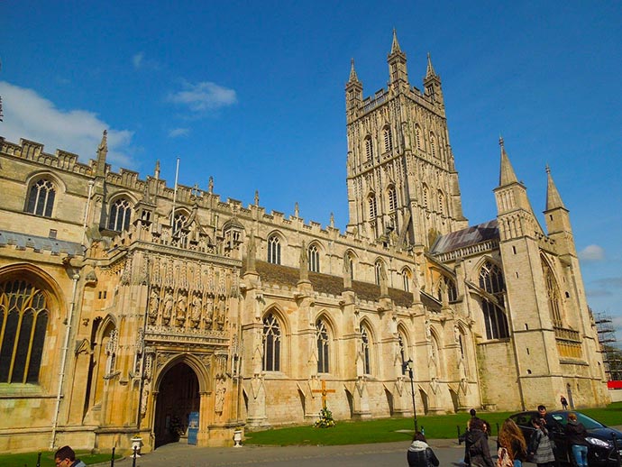 Cathédrale de Gloucester à Oxford en Angleterre
