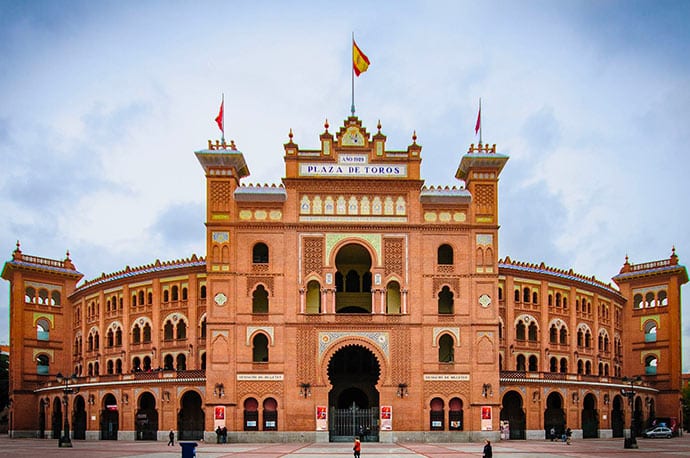 architecture des arènes de las ventas à Madrid Toromachie