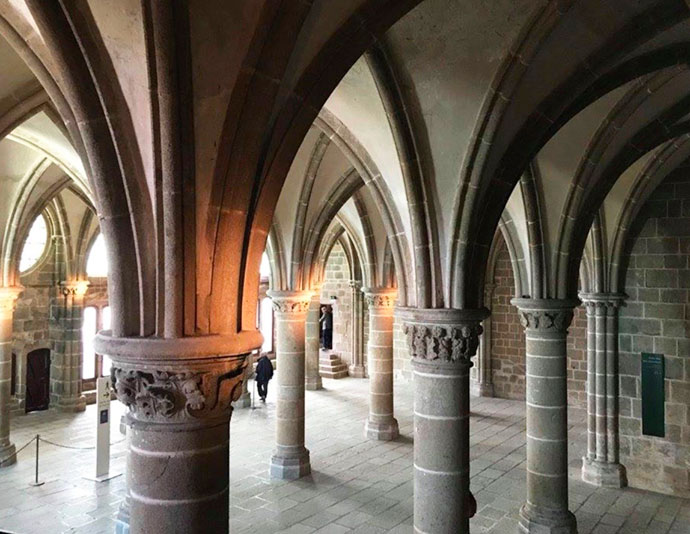 Voutes de l'Abbaye du Mont-Saint-Michel