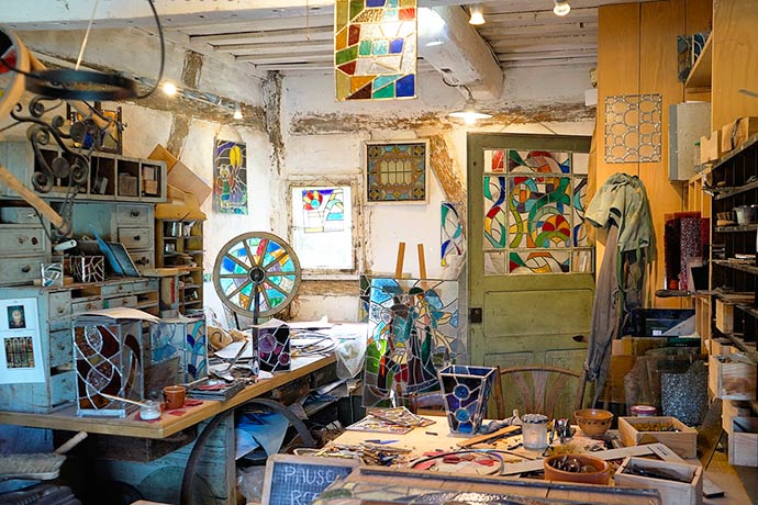 Atelier vitrier écomusée d'Alsace