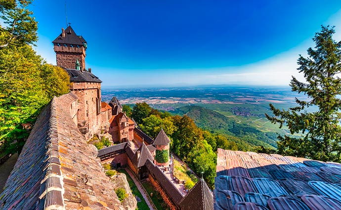 Toit du Château du Haut-Kœnigsbourg