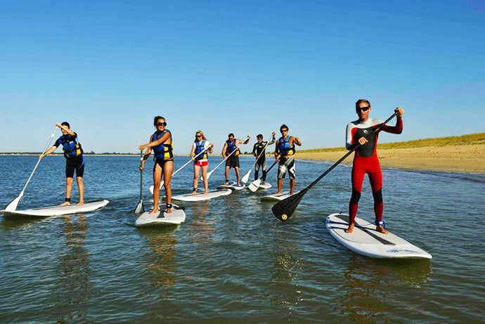 Olympiades relais paddle challenge de rentrée collège lycée