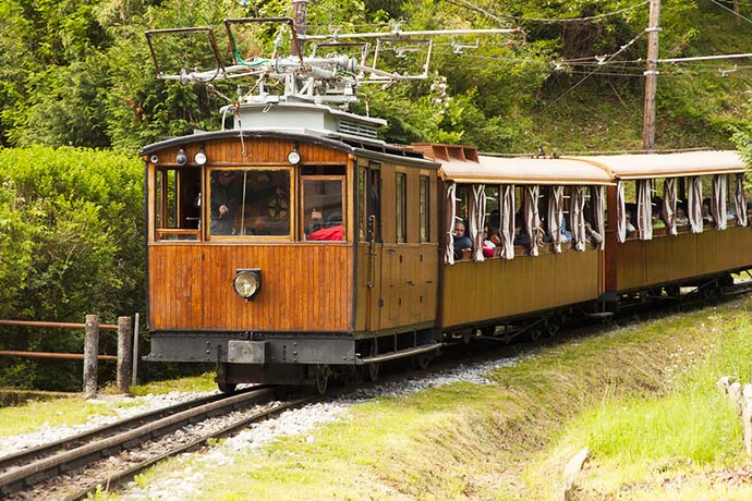 Ascension de la Rhune en petit train pendant le challenge de rentrée