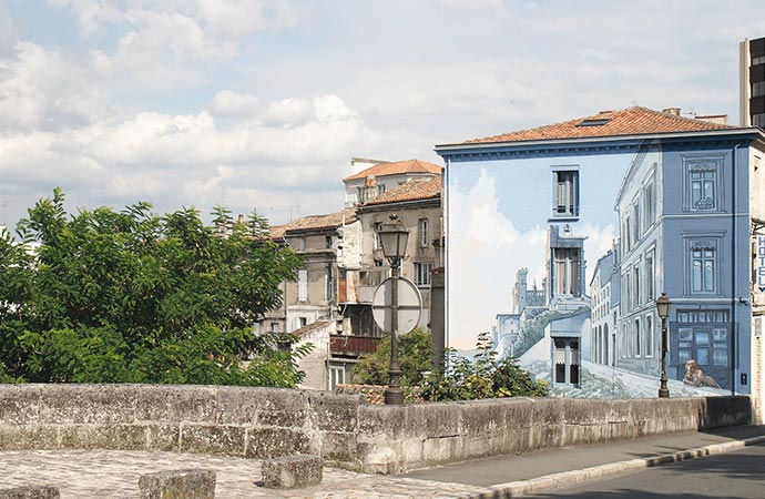 ville Angoulême cité internationale patrimoine dessin mur