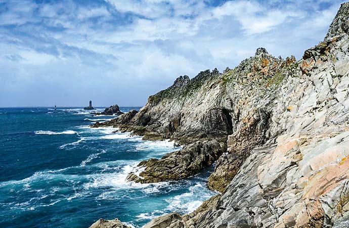 Randonnée à la pointe du raz en classe de mer