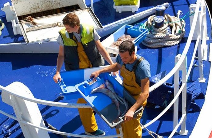 marins pêcheurs bateau classe de mer