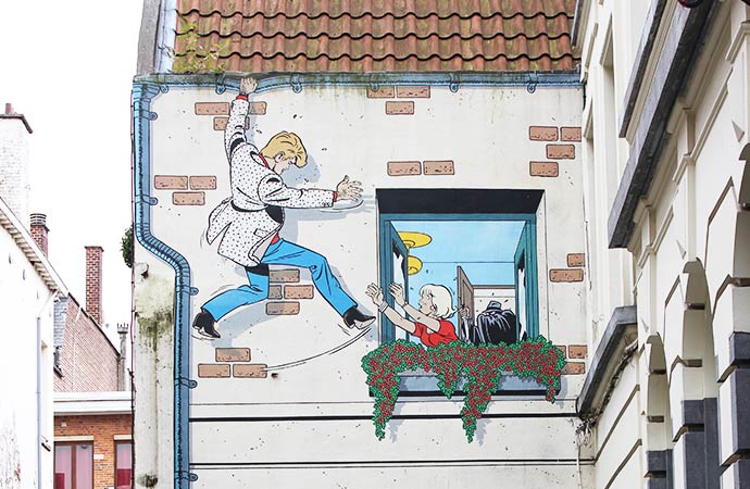 Street art BD Bruxelles