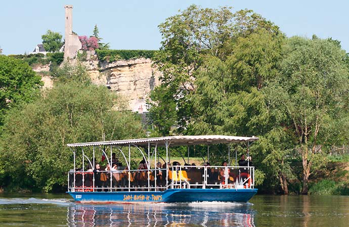 Promenade en bateau sur le fleuve de la Loire