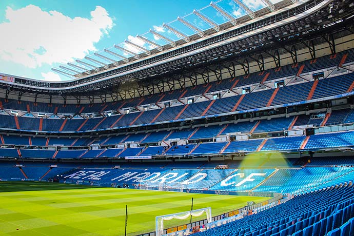 Visite intérieur du Stade Santiago Bernabéu Real Madrid