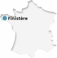 Finistère carte de France