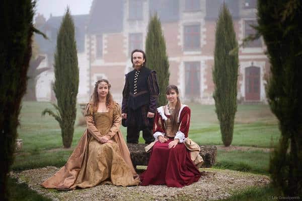 visite guidée château renaissance et son histoire costumes