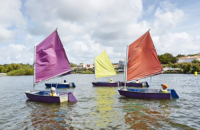 image voile classe de découvertes classe de mer vendée Cote Decouvertes