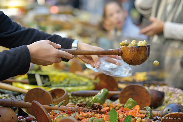 marché provençal classe de mer côte d'azur