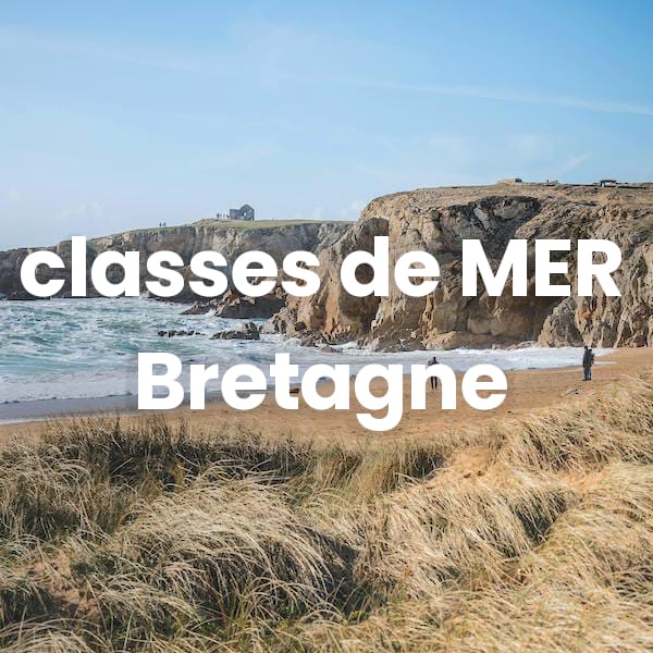 balade sur la côte sauvage pendant la classe de mer