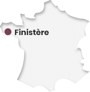 carte de france finistère