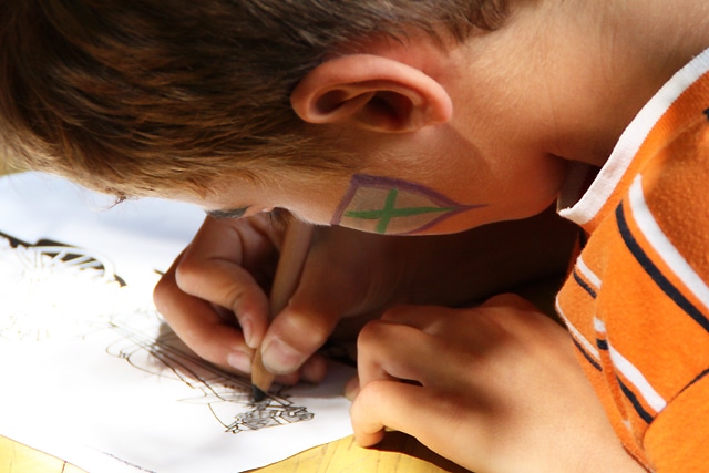 enfant activité dessin classe-sans-cartable vikings