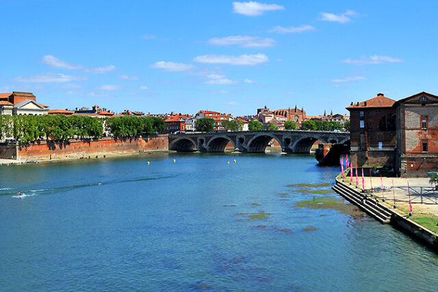 Image Garonne et pont Neuf, Toulouse©Dominique Viet