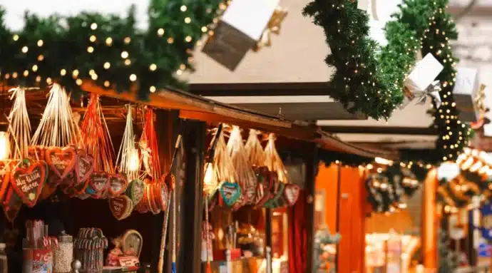 marché de noël pour récolter des fonds