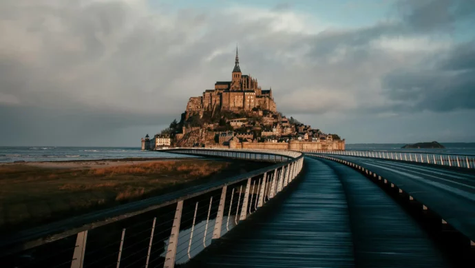 visite du Mont saint Michel en voyage scolaire en France