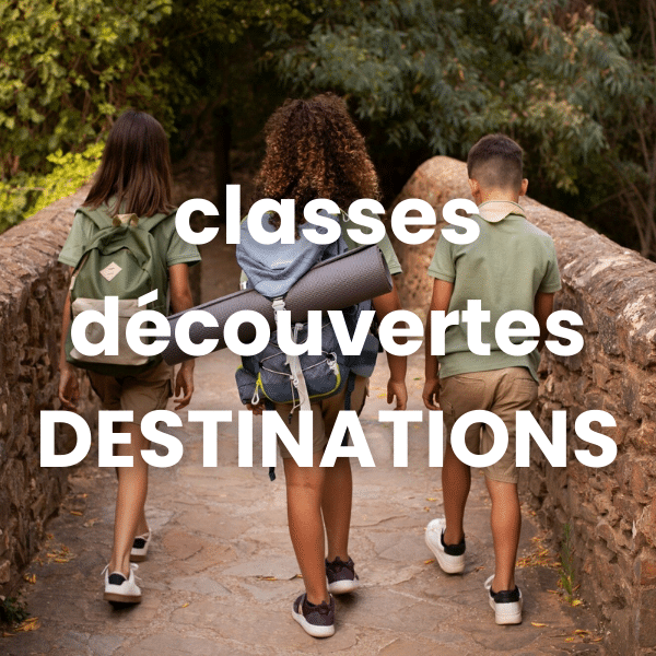 Destinations de classes découvertes
