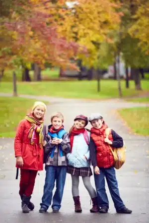 enfants en classe decouverte à l'étranger