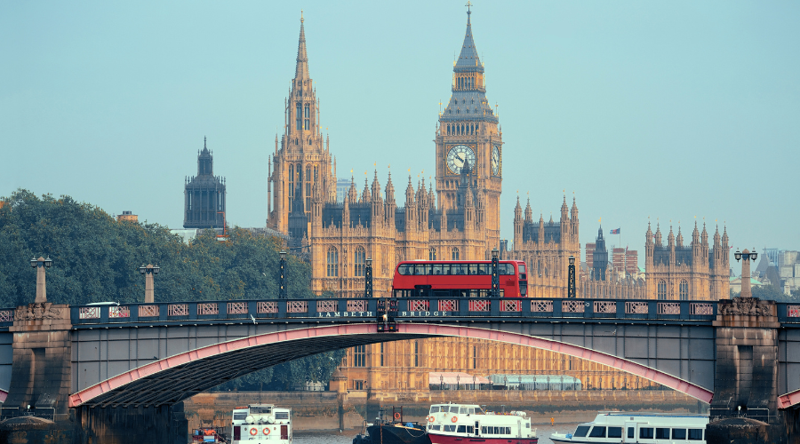 londres-voyage-scolaire ville de londres pont, bus et big ben