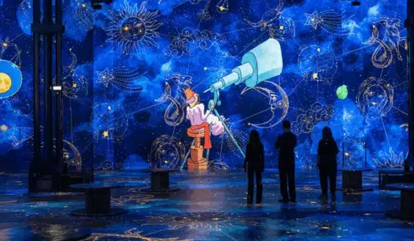 atelier-des-lumières élèves visite musée atelier des lumières paris