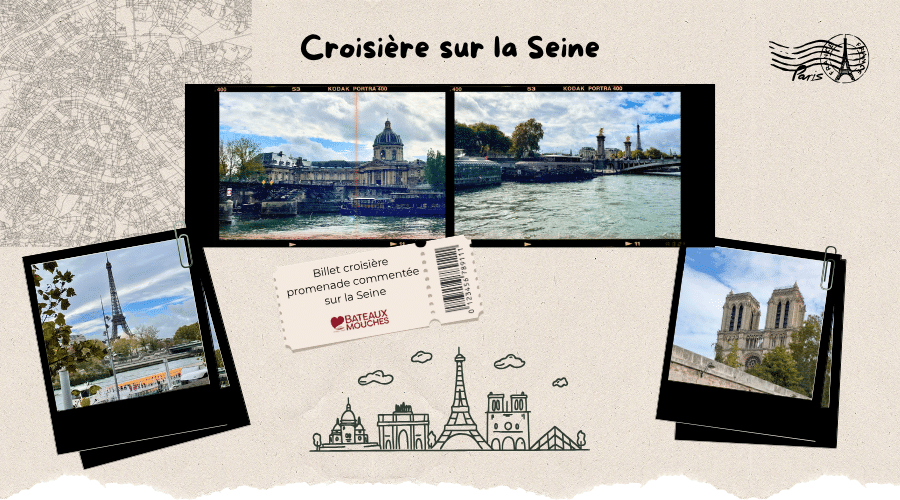 Croisière sur la Seine en voyage scolaire à Paris