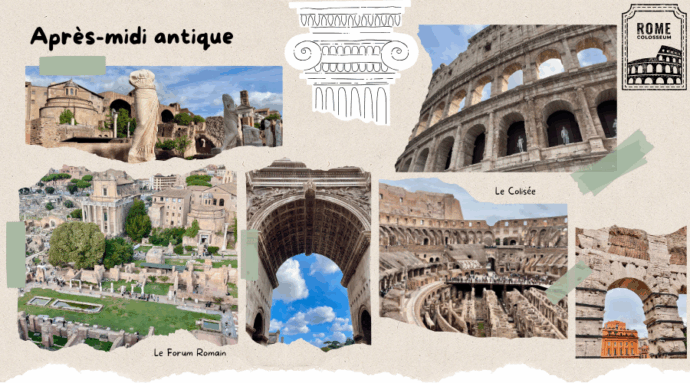 Rome antique en voyage scolaire