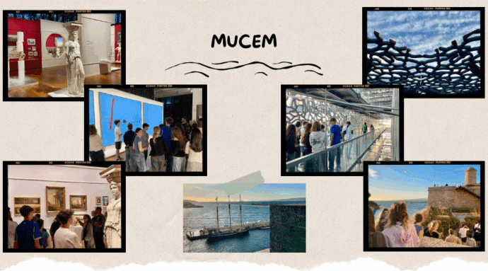 Visite du MUCEM en voyage scolaire de seconde