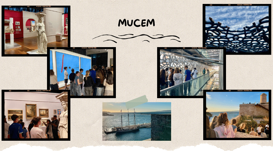 Visite du MUCEM en voyage scolaire de seconde