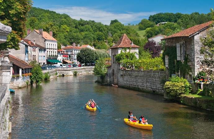 Canoë sur la Dronne à Brantôme