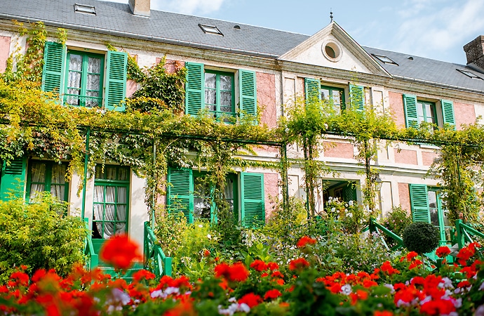 Maison du peintre impressionniste Monet à Giverny