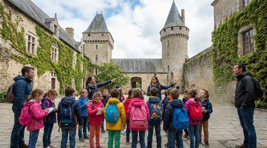 sortie-classe-sans-cartable-encadrement-parents sortie classe sans cartable encadrée par des parents d'élèves