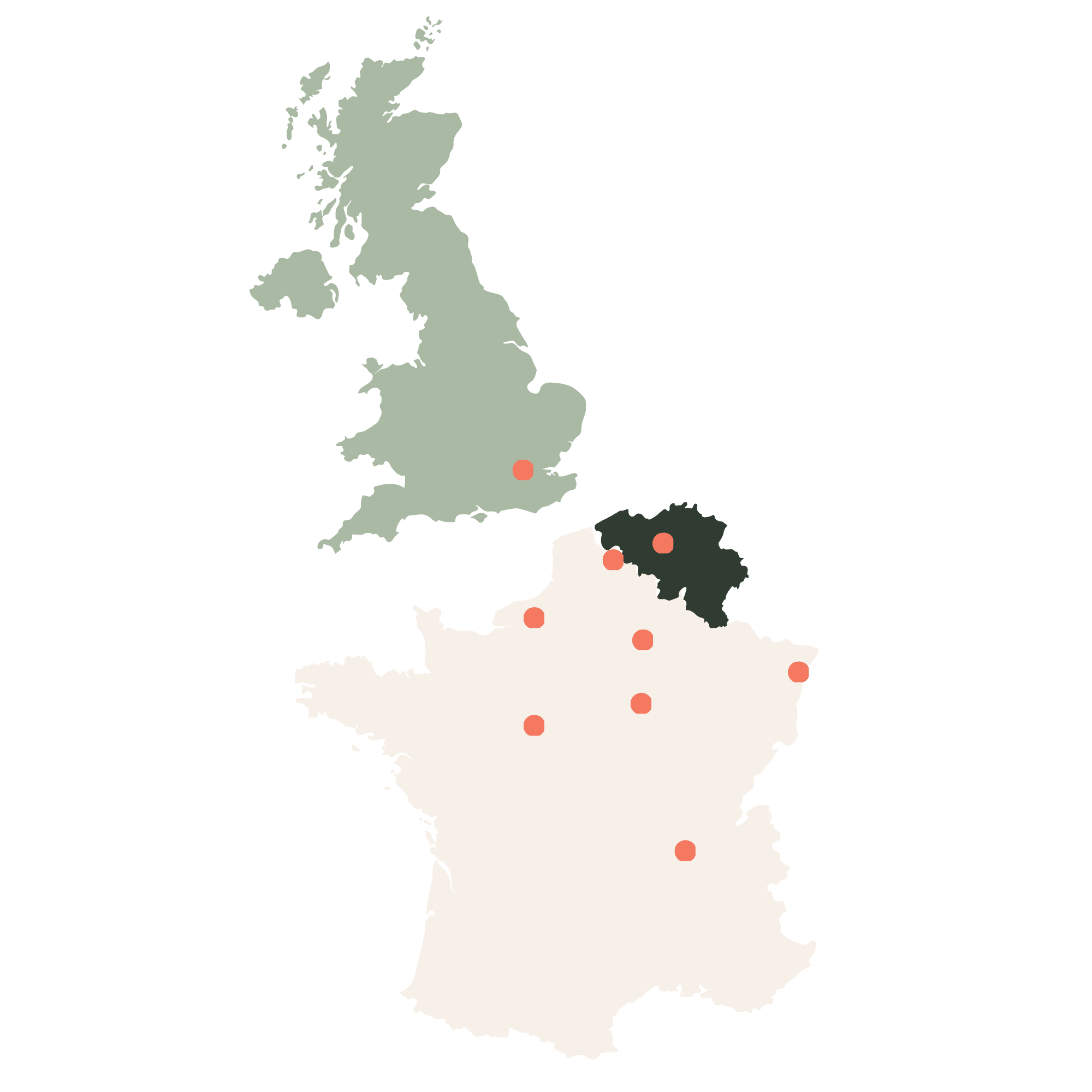 destinations carte sortties à la journée